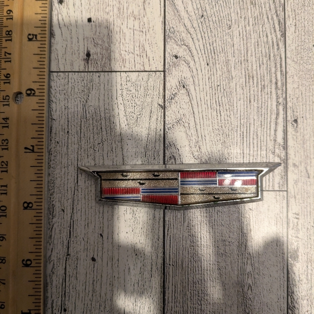Cadillac Car Emblem - Red, Blue, Silver